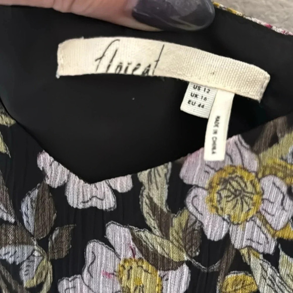 Anthropologie Floreat Adelia Maxi Floral Dress Size 12 - Picture 5 of 12